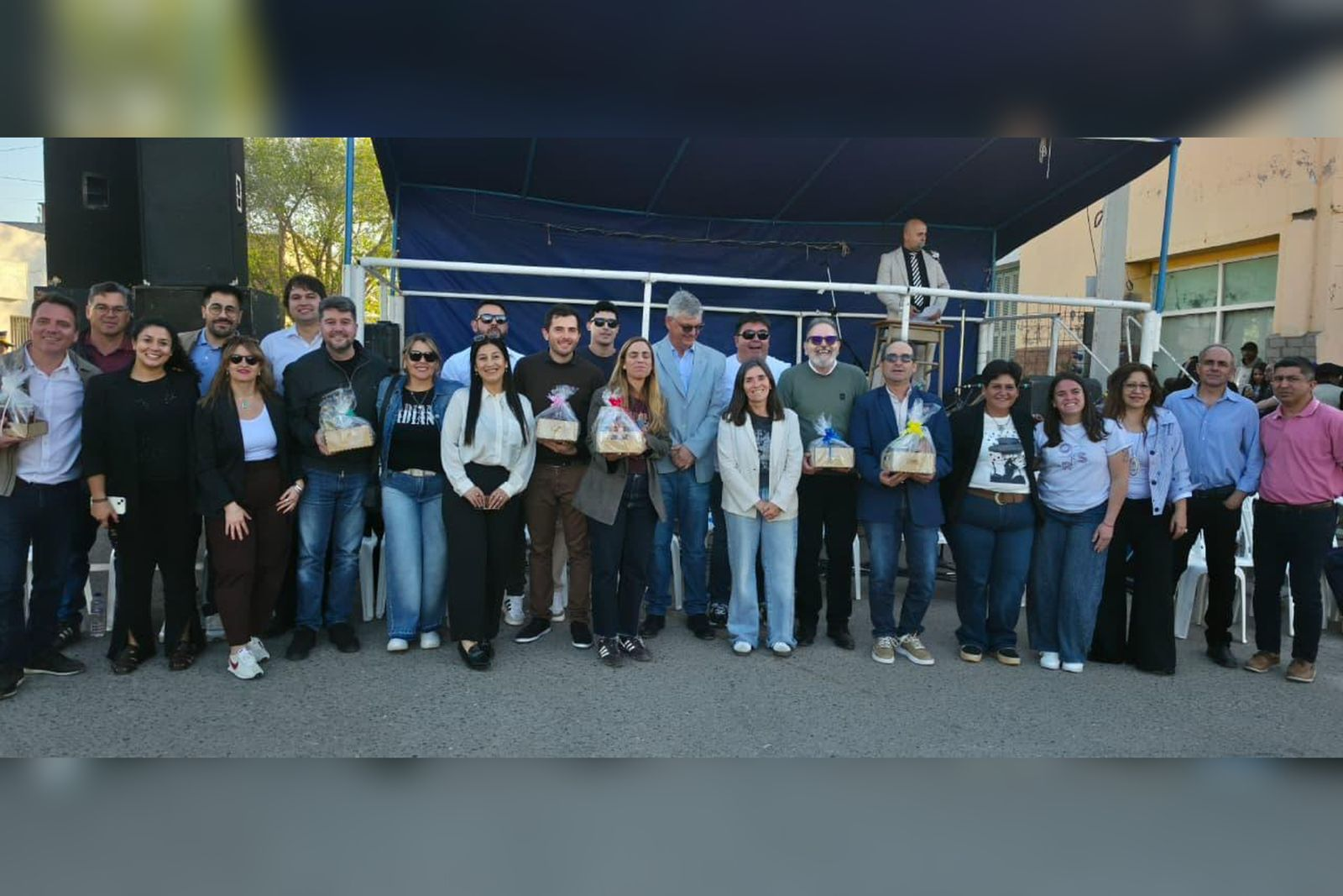 Acto del PJ en Lamarque por el Día de la Lealtad y la candidatura de Soria
