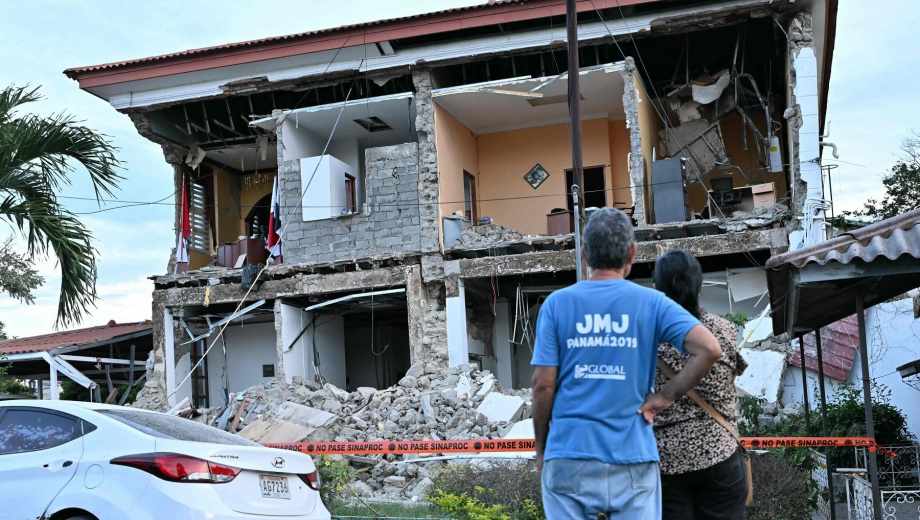 Lo que se sabe del terremoto en Panamá. Foto: AFP 