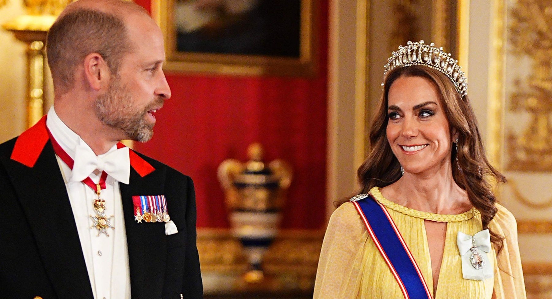 Kate Middleton deslumbra con tiara de Lady Di en cena por el Sultán de Omán