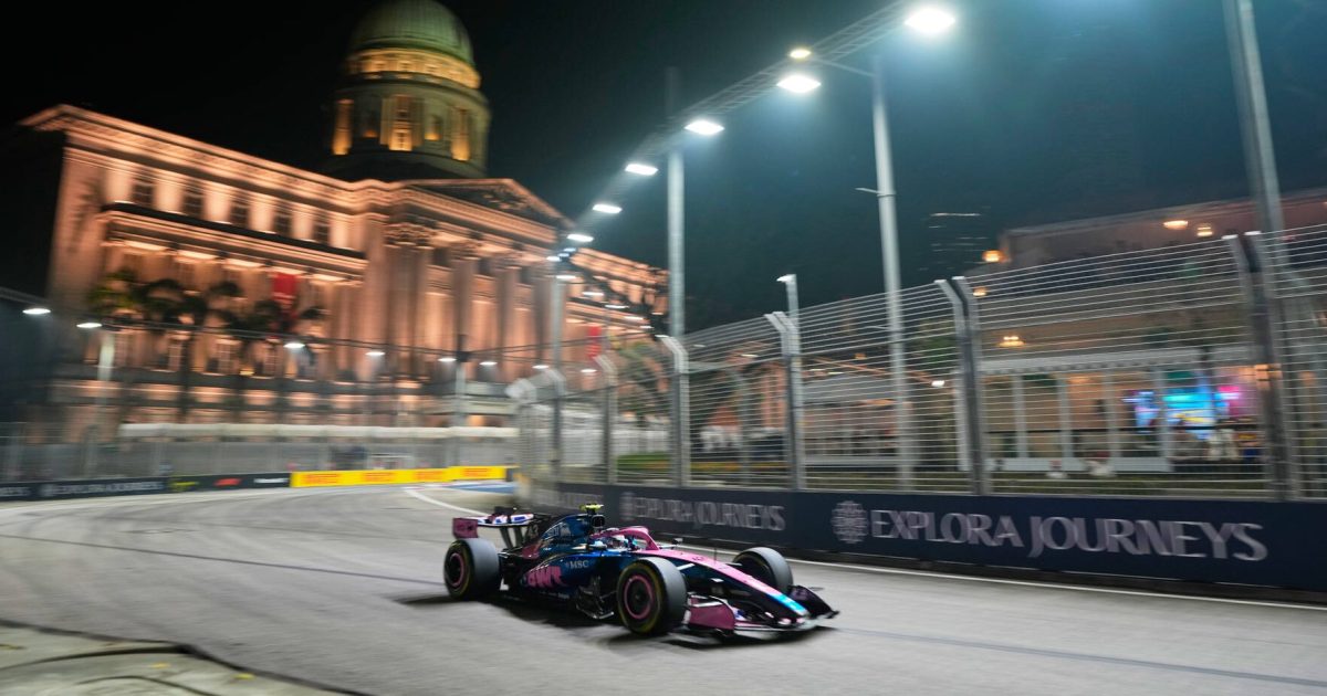 Franco Colapinto vive jornada complicada en Singapur