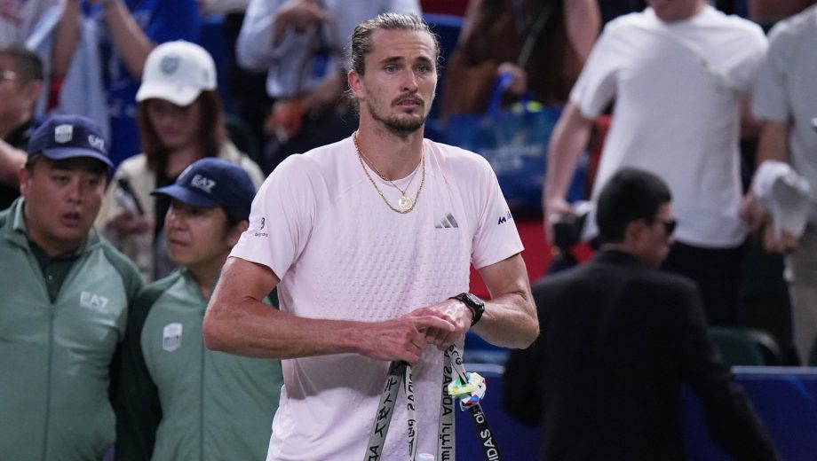 El teutón cayó sorprevisamente ante el español Davidovich Fokina, a la postre campeón del certamen en China. Foto: AP. 