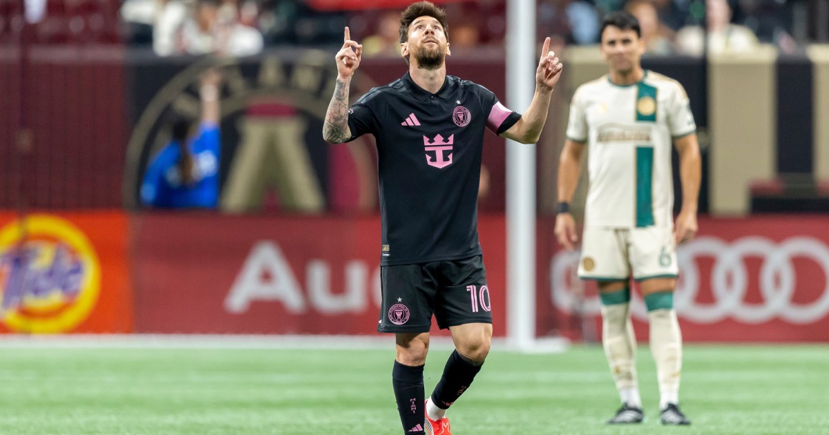 Lionel Messi brilla con doblete en el estadio donde destacó en el Mundial