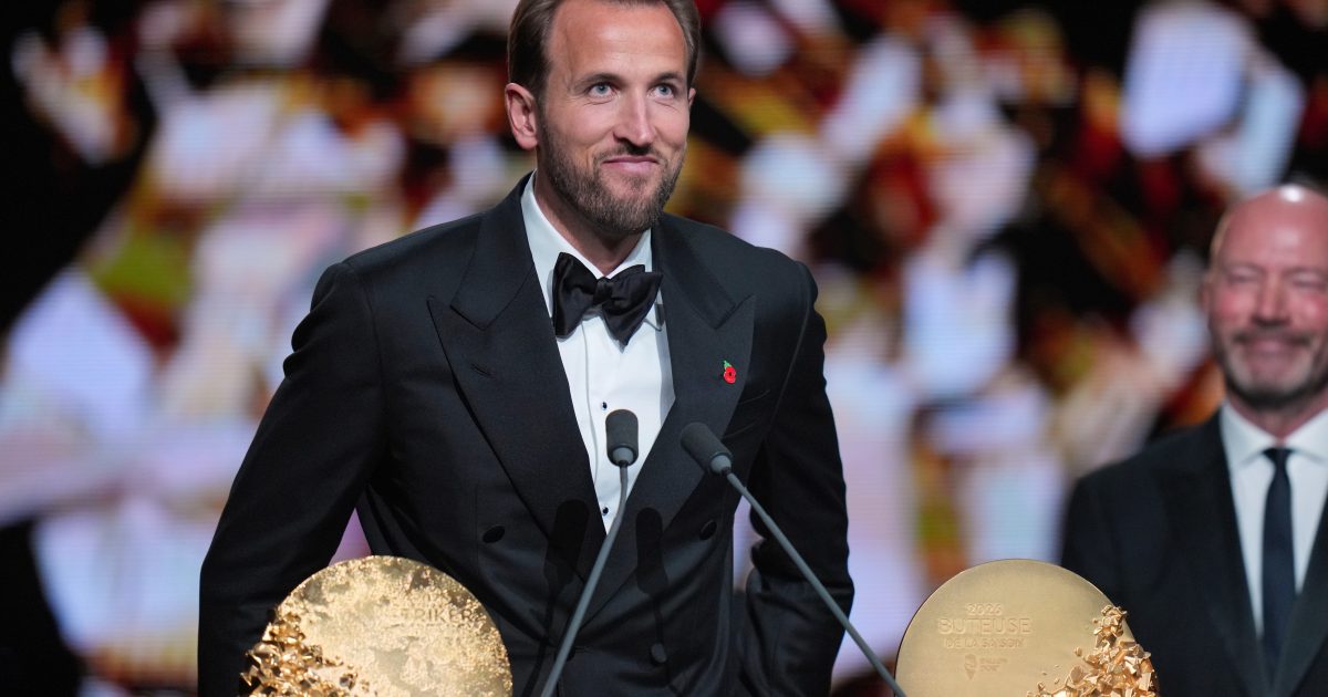 Harry Kane se consagra con el Balón de Oro 2026, Messi entre los nominados
