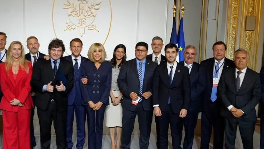 El gobernador fue parte de la delegación oficial argentina. Foto: gentileza.