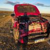 Imagen de Un exgobernador de Santa Cruz sufrió un accidente la Ruta Nacional 3 al chocar con un guanaco