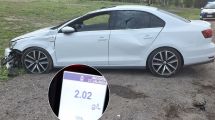 Imagen de Choque y vuelco en la Ruta 7: manejaba con más de 2 gramos de alcohol en sangre