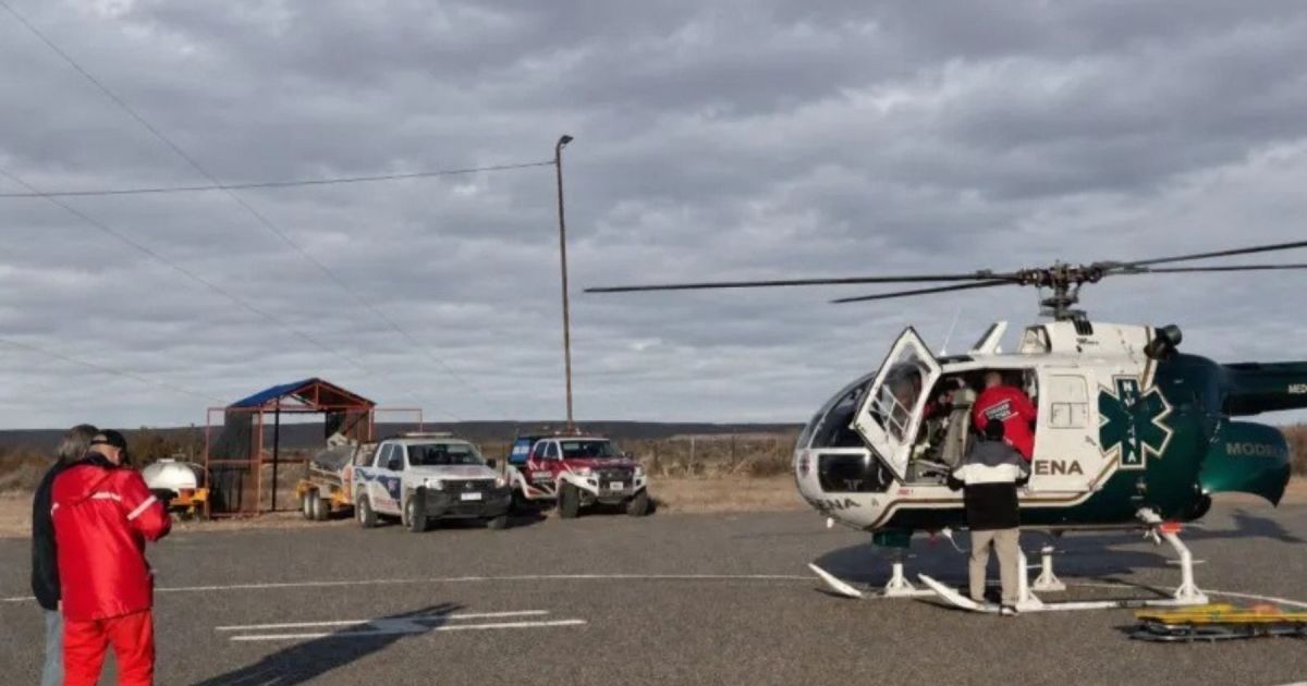 Operativo de vuelo sanitario para trasladar a mujer embarazada en Neuquén