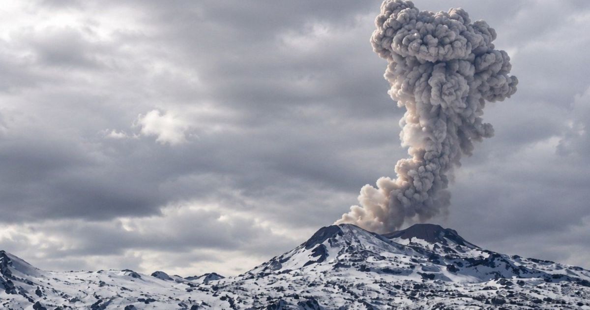 El volcán chileno Nevados de Chillán emite cenizas cerca de Neuquén