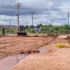 Imagen de Avanza la limpieza de las calles después de la tormenta en Añelo