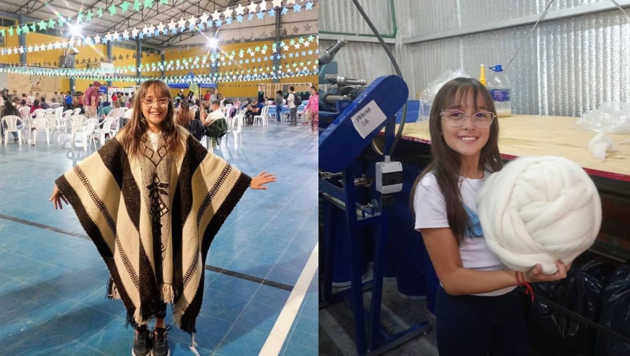Antonella Hernández tiene 11 años y es de Maquinchao. Foto: Municipio de Maquinchao.
