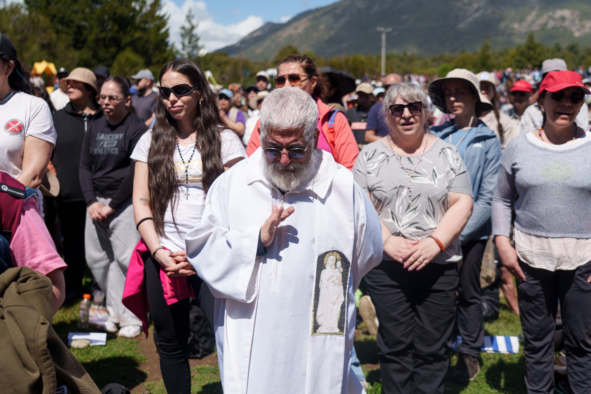 Bariloche celebró una masiva peregrinación a la Virgen de las Nieves
