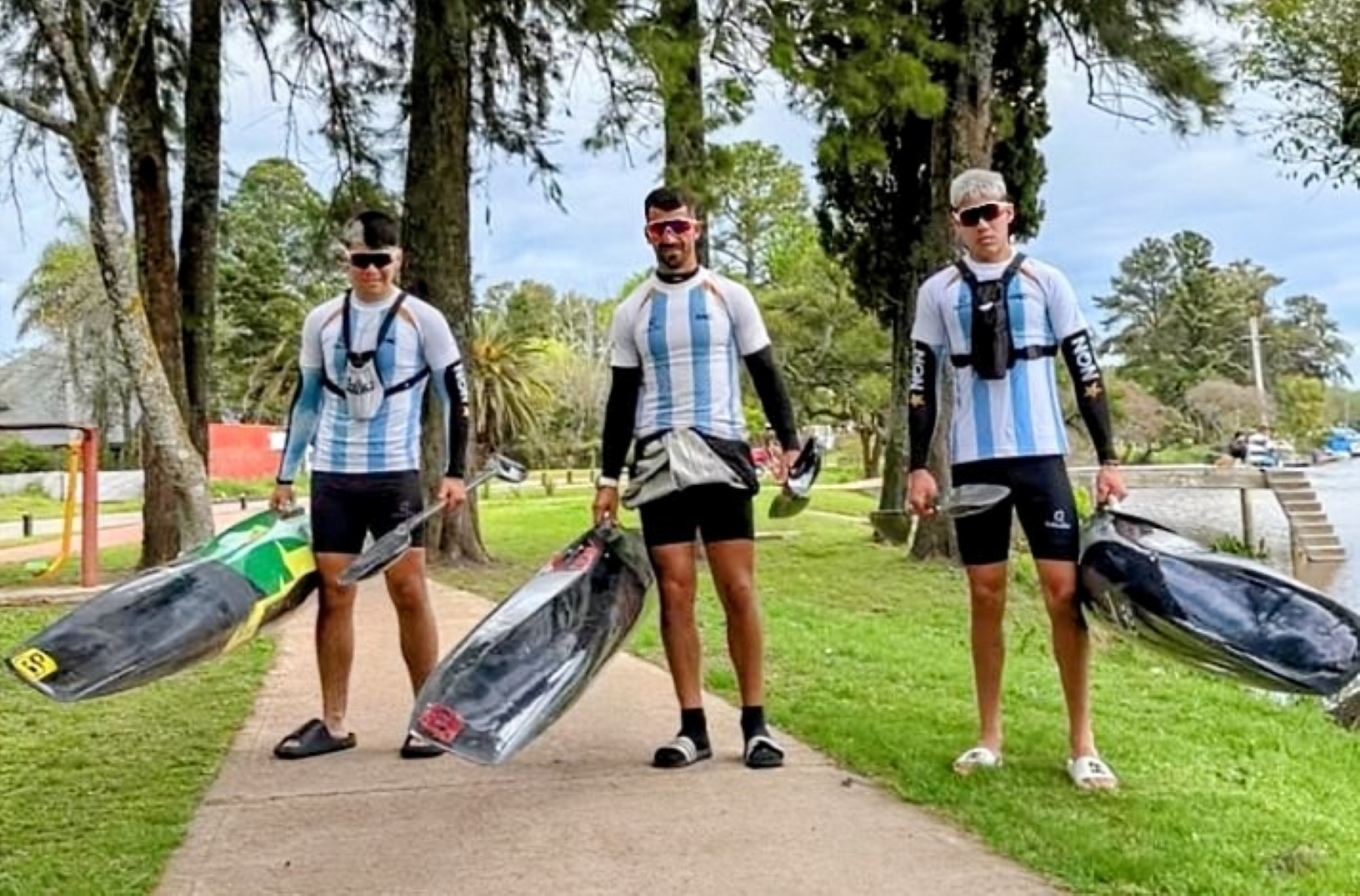 Franco Balboa y promesas neuquinas destacan en el Mundial de Canotaje