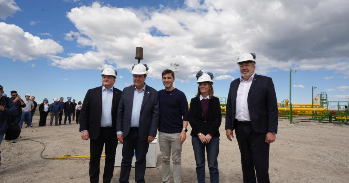 Inauguración de la repotenciación del sistema de gas en la Patagonia cordillerana