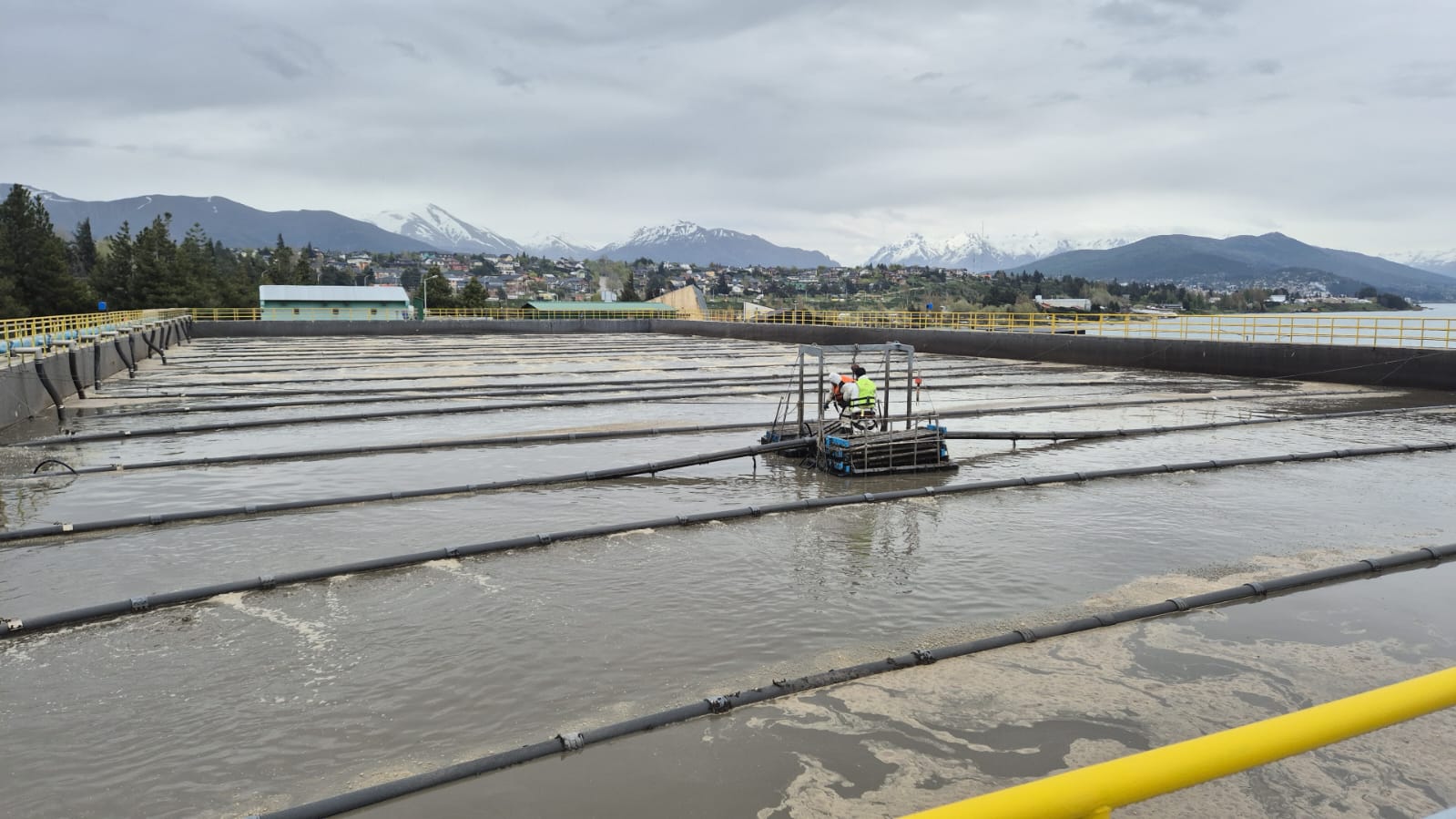 La CEB trabaja en la reparación de la planta depuradora de Bariloche