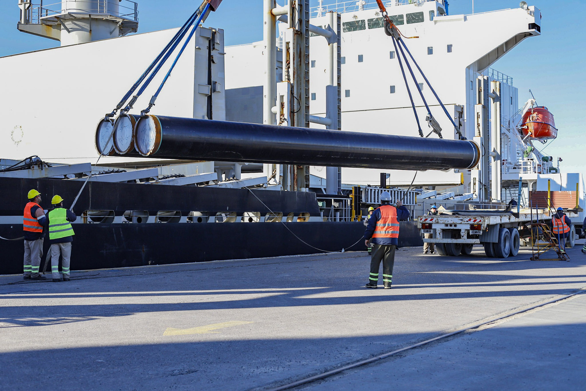 Avanza la construcción del Gasoducto San Matías en Río Negro