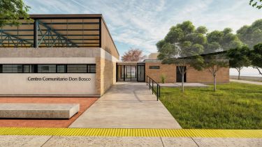 Tras el incendio que destruyó el histórico Centro Comunitario del Don Bosco, Cipolletti inaugura su nuevo edificio