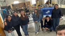Imagen de Como el equipo de Colapinto pero en el taller de una escuela técnica: el sueño acelera en San Antonio Oeste