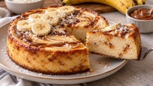 Cheesecake de banana split sin azúcar ni harinas: la receta fácil, cremosa y deliciosa que tenés que probar