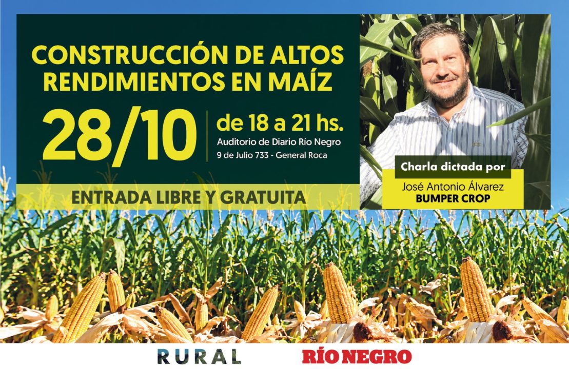 Bumper Crop brindará una charla gratuita en Roca sobre maíz.