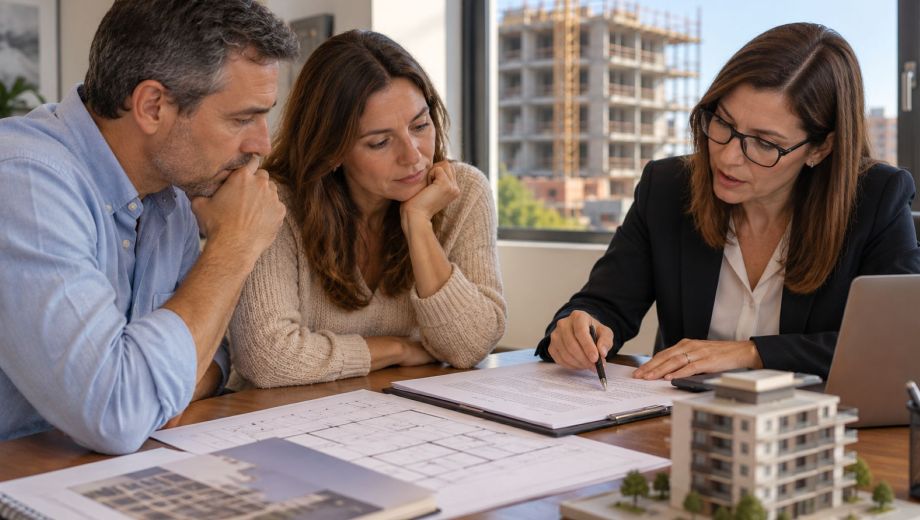 Consultar con profesionales del derecho, la contabilidad y la construcción permite evaluar los riesgos, revisar el contrato y conocer las condiciones antes de invertir.