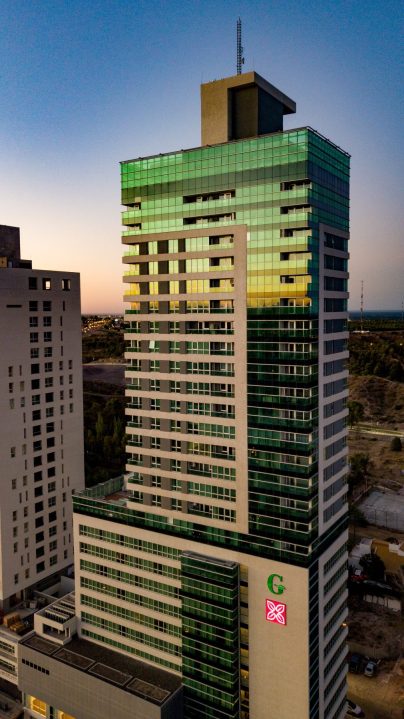 112 metros: la torre más alta de la Patagonia corresponde a Hilton Garden Inn, desarrollada por ASPA.
