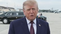 Imagen de Trump habló sobre la llegada de Flávio Bolsonaro a Estados Unidos: “No voy a involucrarme”