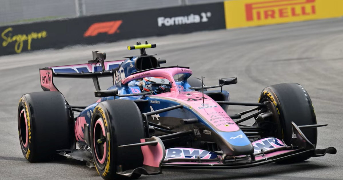Franco Colapinto partió 15° en el GP de Singapur con su Alpine