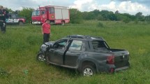 Imagen de Choque fatal en la autopista Rosario-Córdoba: murió una mujer tras el impacto de una camioneta contra un camión