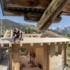 Imagen de De la Patagonia a Suiza: el carpintero que aprendió a armar casas de madera tipo Lego en los Alpes