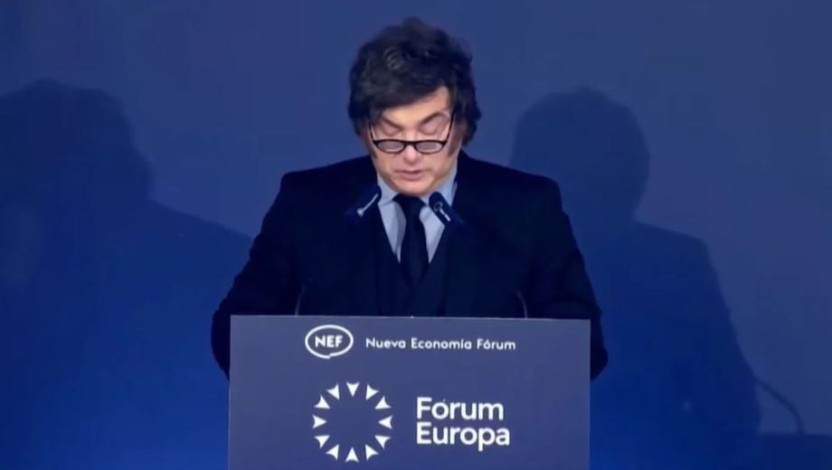 Javier Milei apuntó contra Pedro Sánchez durante su visita a España