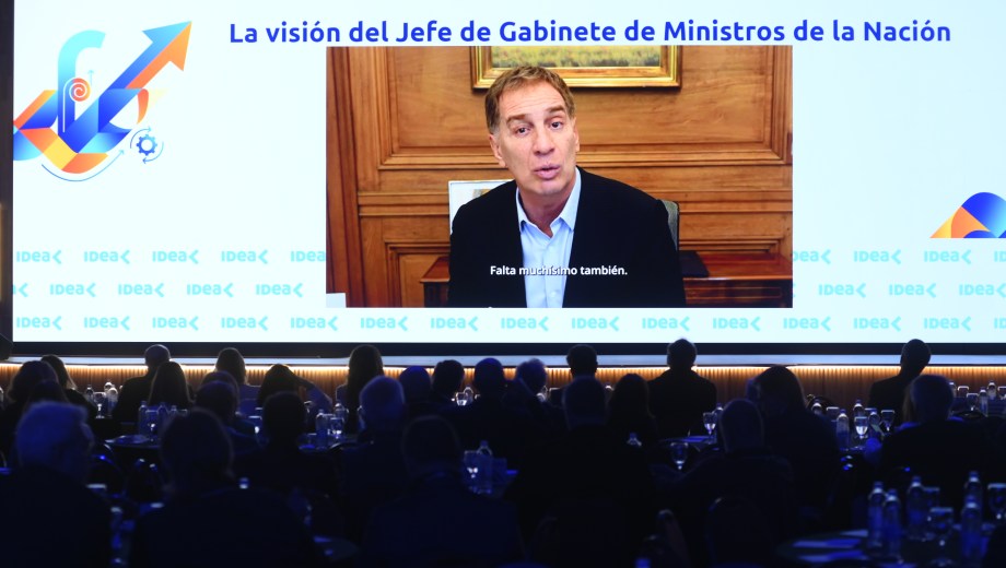 Cierre desde París. Diego Santilli fue la última voz oficial en el final del Coloquio de IDEA. 