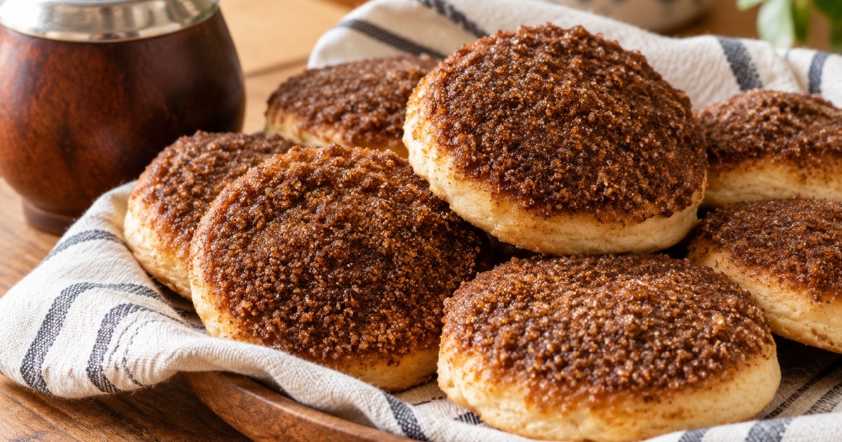 Receta sencilla de tortitas negras caseras para acompañar el mate