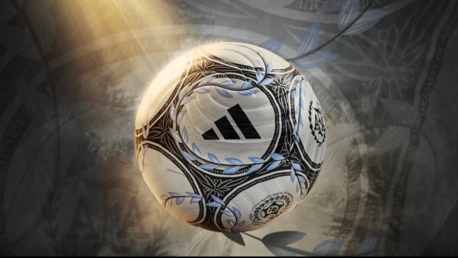 La nueva pelota de Adidas que se utilizará en el Superclásico. 