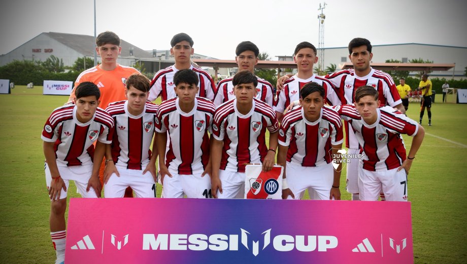 Juan Ignacio fue titular en el tercer partido del Millo ante Inter de Milán. (Foto Juveniles River)