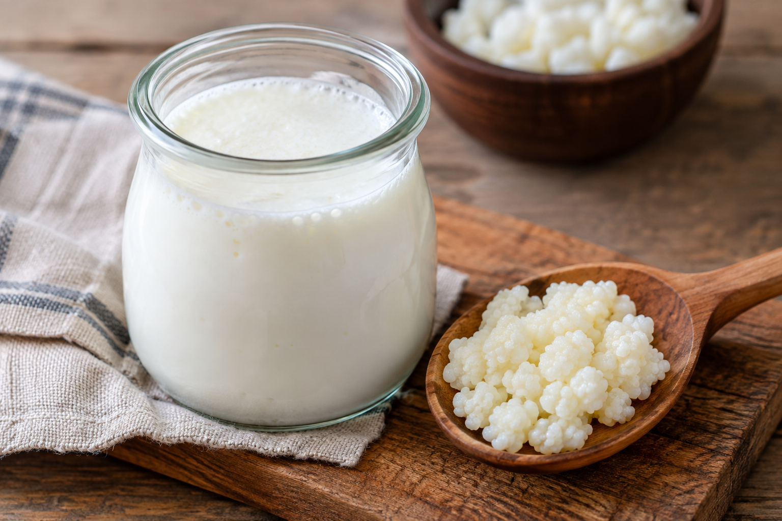 El kéfir, la bebida fermentada que beneficia la salud intestinal