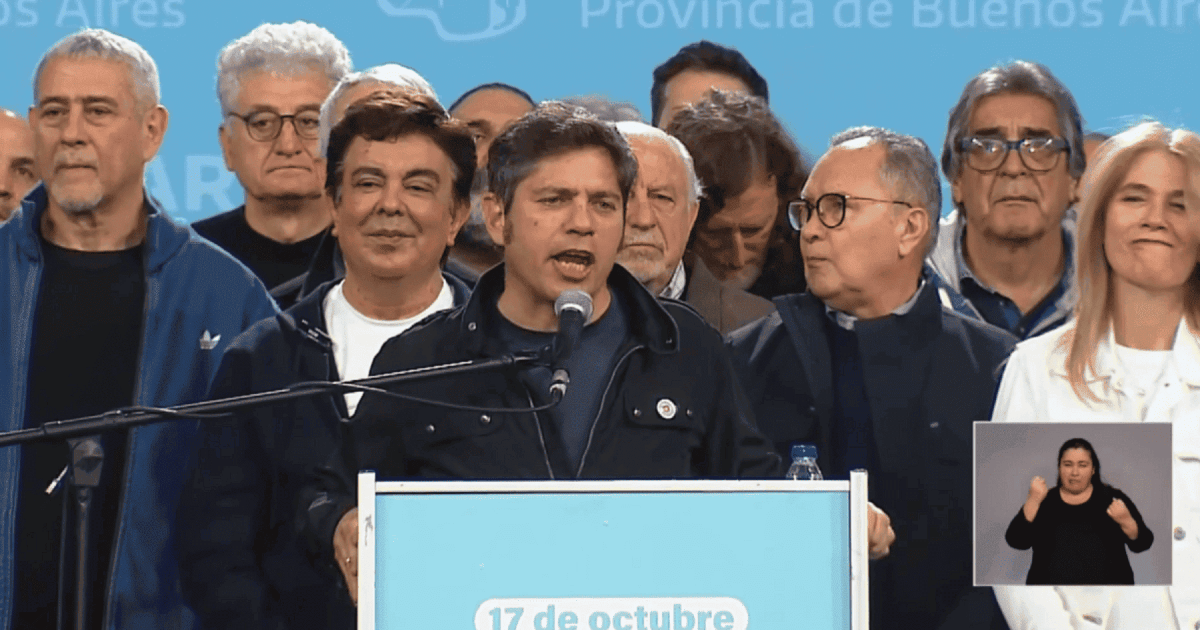 Kicillof reivindica a Cristina y llama a construir una alternativa para 2027