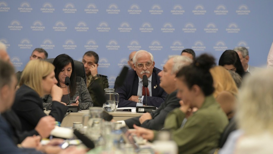 El plenario de comisiones de Diputados, en uno de los debates del proyecto de Defensa de la Soberanía Nacional, que sigue sin dictamen. (Foto: archivo)