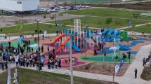 Imagen de Parque de las Energías: Figueroa y Gaido inauguraron en Neuquén un espacio con juegos inspirados en Vaca Muerta y El Chocón