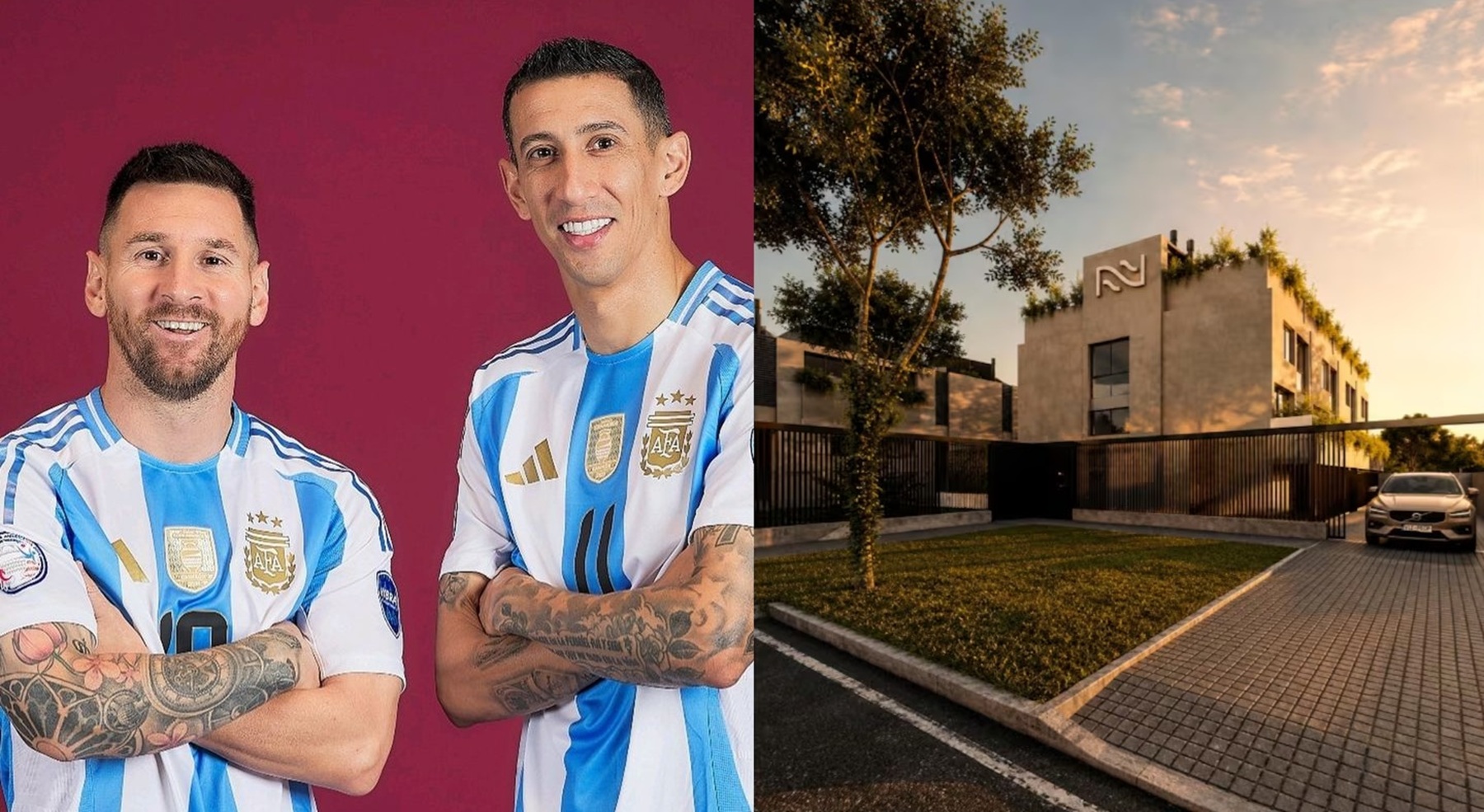 Messi y Di María lanzan un desarrollo inmobiliario en Rosario
