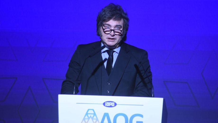 Javier Milei pasó por Neuquén este lunes. Foto: Oscar Livera. 