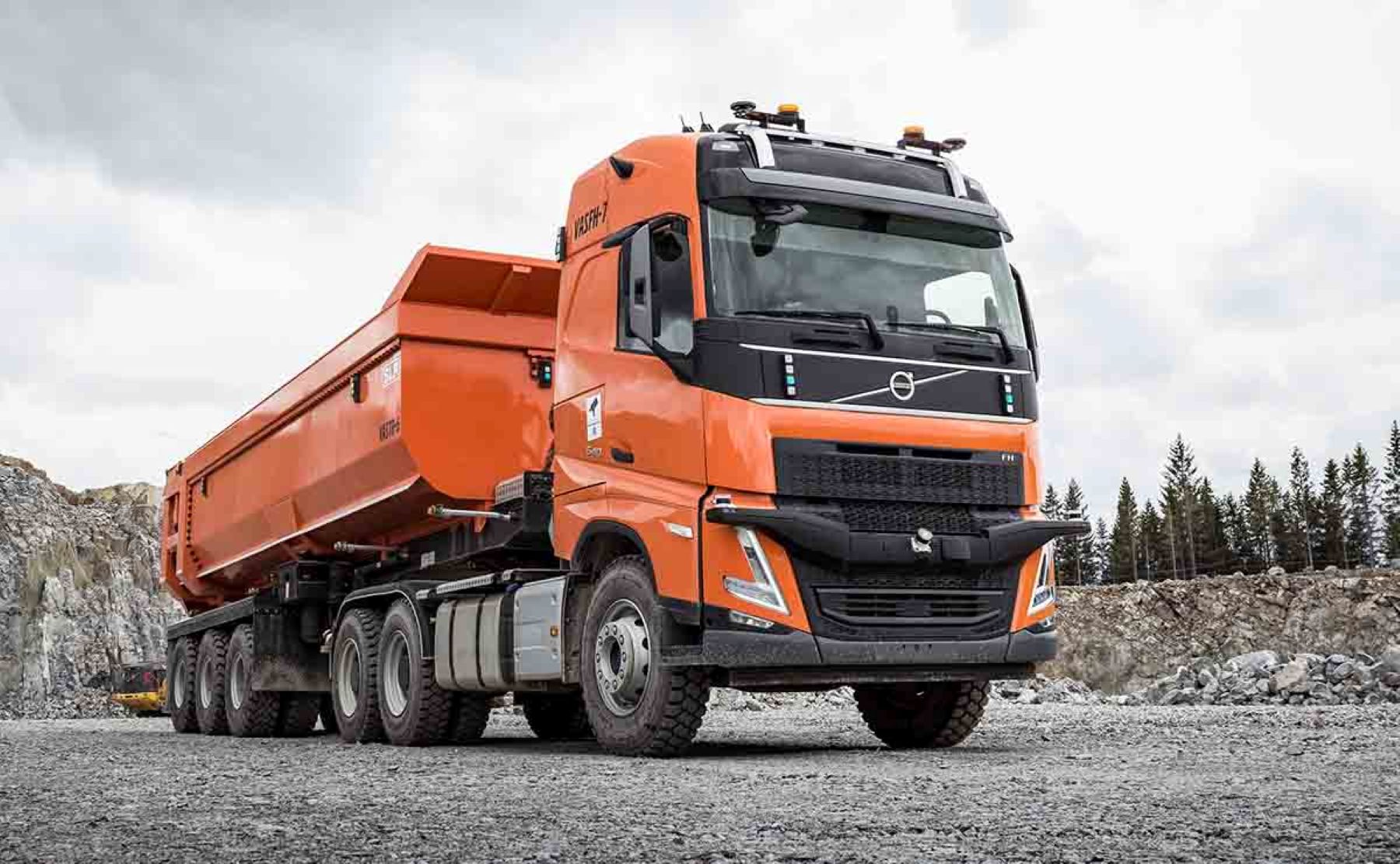 Volvo logra un récord en el uso de camiones autónomos en minería