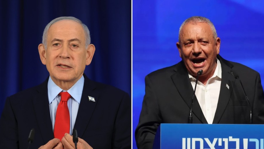 El primer ministro Benjamin Netanyahu (izquierda) y el exjefe del Ejército Gadi Eisenkot, los dos candidatos que se disputan el gobierno en las elecciones de Israel. (Foto: gentileza)