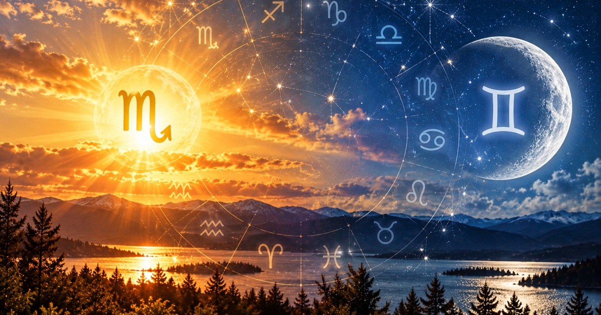 Influencia del Sol en Escorpio y la Luna en Géminis en la astrología