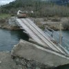 Imagen de Evalúan instalar un puente Bailey en la zona de Pampa Linda, tras los daños por la crecida del río