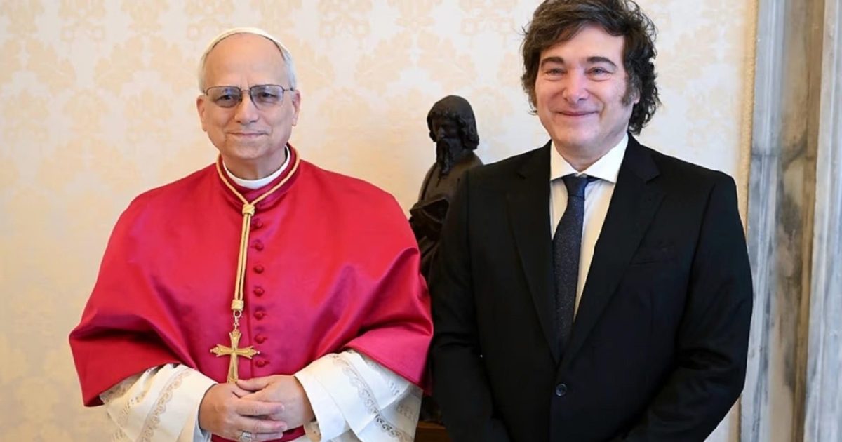 El papa León XIV llegará a Argentina el 8 de noviembre y será recibido por Milei