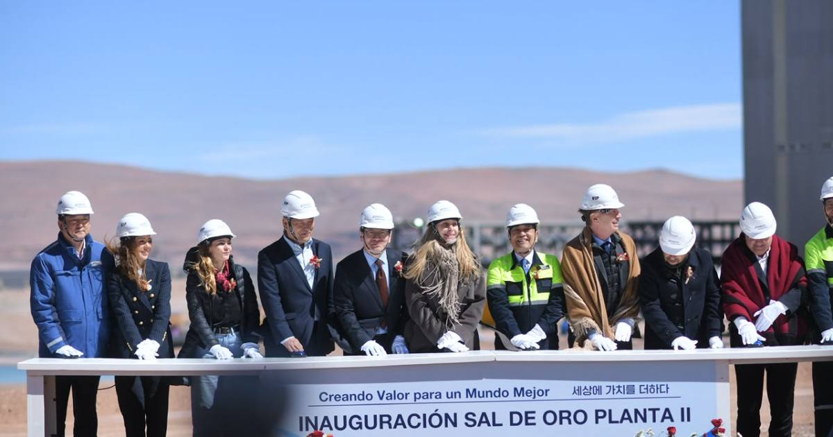 Inauguran la Planta II de Sal de Oro para producción de litio en la Puna