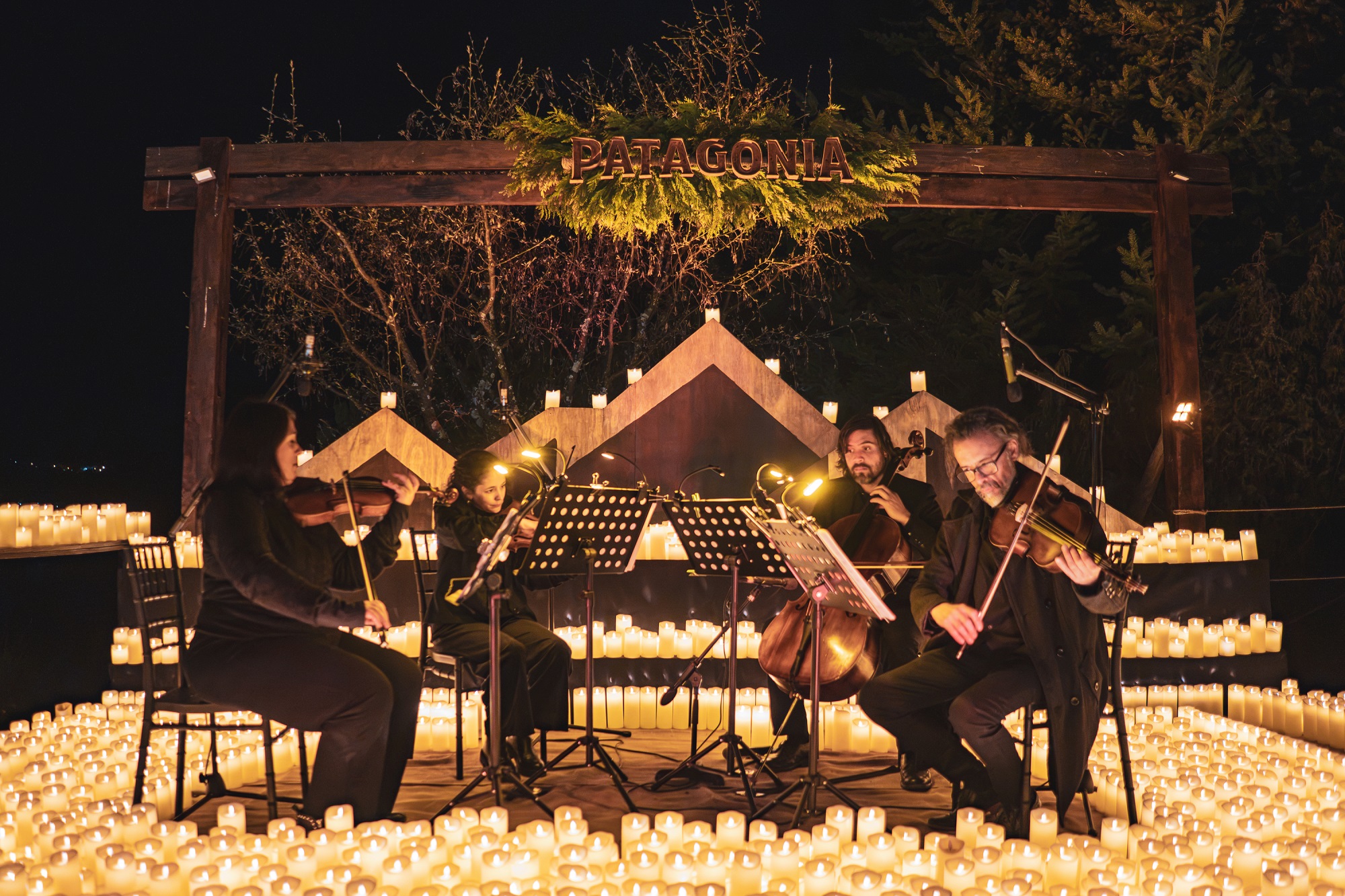 Cerveza Patagonia festejó su décimo aniversario con un Candlelight al aire libre