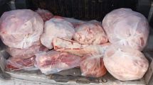 Imagen de Los detuvieron en un control sobre la Ruta 22 y encontraron 182 kilos de carne transportados irregularmente