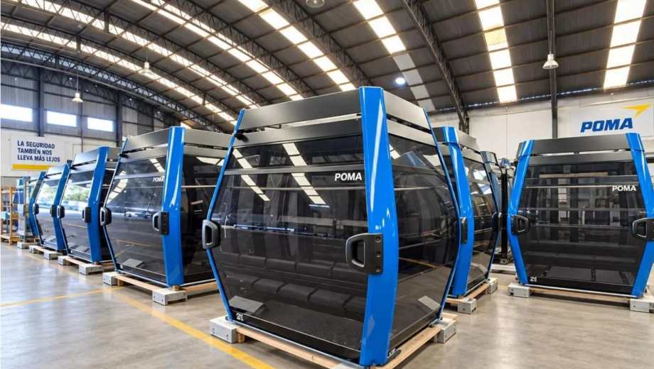 La nueva Telecabina Amancay tendrá góndolas con capacidad para diez pasajeros sentados y tecnología de última generación. Los equipos ya se encuentran en el país. Gentileza. 
