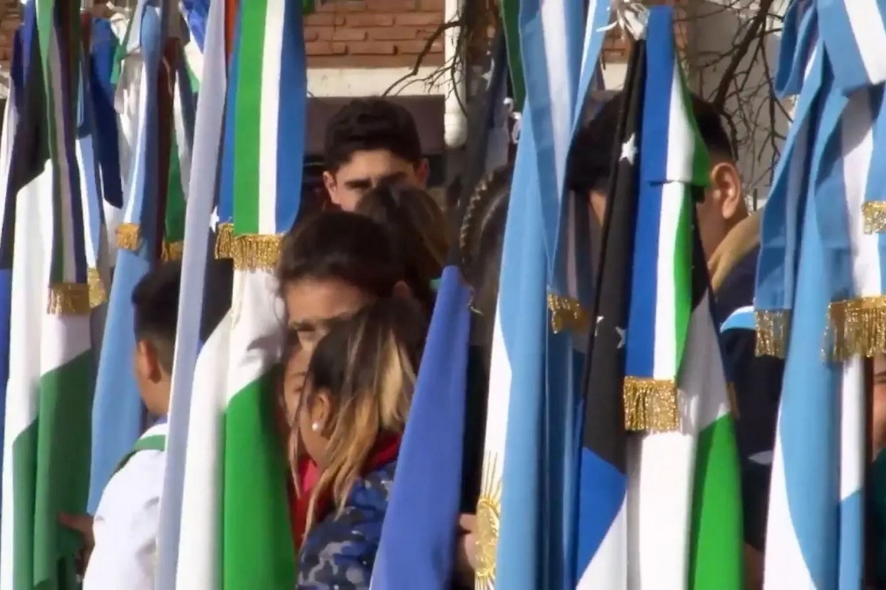 Más de 13.000 estudiantes rionegrinos realizan la Promesa a la Bandera provincial